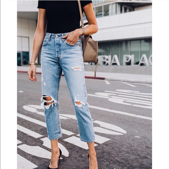 Levi's Denim - NEW Levi’s Wedgie Straight Jeans Distressed - 26